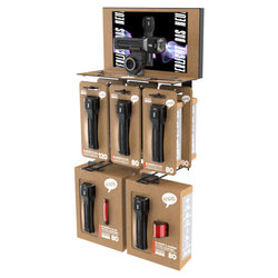 13368KN-01-21435703-21435703.jpg Knog Blinder 80/120 Fahrradlampe, StVZO, THEKENDISPLAY/SLATWALL/DISPLAY, (VE/9), black - Produktbild - 1