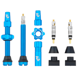 Wolf Tooth Tubeless Valve Stem Ventile, Presta, 44mm, 2 Stk., blue - Produktbild - 1