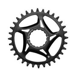 Race Face Cinch Direct Mount Stahl Kettenblatt, 52mm, 30 Z., Shimano 12-fach, black - Produktbild - 1