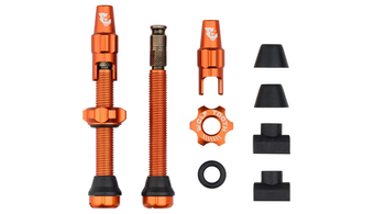 Wolf Tooth Tubeless Valve Stem Ventile, Clik Valve, 44mm, 2 Stk., orange - Produktbild - 1