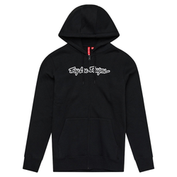 Troy Lee Designs Zip Up Hoodie Hoodie, Signature, black, XL - Produktbild - 1