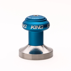 Chris King Espresso Tamper, 58mm, flat, matte turquoise - Produktbild - 1