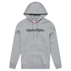 Troy Lee Designs Pullover Hoodie, Signature, gray heather, XL - Produktbild - 1