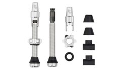 TLV-CLIK44-RSIL-01-21438468-21438468.jpg Wolf Tooth Tubeless Valve Stem Ventile, Clik Valve, 44mm, 2 Stk., raw silver - Produktbild - 1