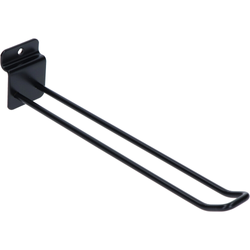 Paul Lange Doppelhaken, 20cm, schwarz, ohne Oberstab, VPE 1 Stk - Produktbild - 1 Paul Lange Doppelhaken, 20cm, schwarz, ohne Oberstab, VPE 1 Stk - Produktbild - 1