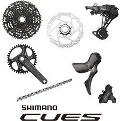 WHCUESDROPBAR1011170421150-21438866-21438866.jpg SHIMANO Gruppe CUES (FC-U6040-1) 10/11 Fach, 170 mm, 42Z. - Produktbild - 1