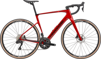 Cannondale Synapse Carbon 4 Endurance-Rennrad mit Shimano 105 Di2, Metallic Red - Produktbild - 2
