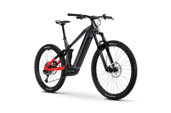 Haibike AllMtn 4 E-Mountainbike Fully 160 mm mit Bosch CX und 800 Wh, Silver / Red / Black - Produktbild - 6