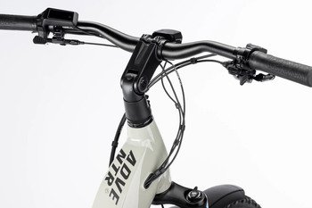 Haibike Adventr 4 Low E-Bike Fully Tiefeinsteiger 600 Wh, Grey / Bamboo Green - Produktbild - 5