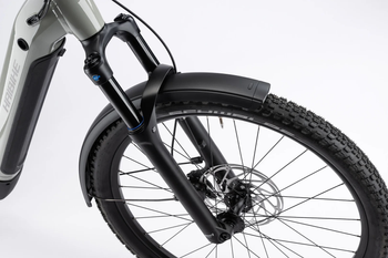 Haibike Adventr 4 Low E-Bike Fully Tiefeinsteiger 600 Wh, Grey / Bamboo Green - Produktbild - 3