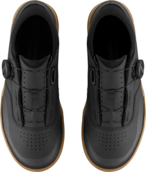 SHIMANO GF800, SCHUH, WOMEN, FLAT, BLACK/AMBER, GR. 37 - Produktbild - 2