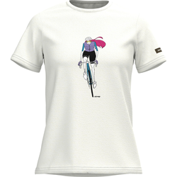 SHIMANO W's Sentiero Ltd. T-Shirt, White Road, Size M - Produktbild - 1