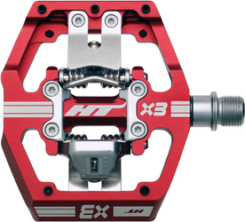 Pedale HT-X3 CNC Cromoly / 476 (Paar) g / rot - Produktbild - 1