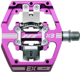 Pedale HT-X3 CNC Cromoly / 476 (Paar) g / lila - Produktbild - 1