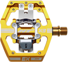 Pedale HT-X3 CNC Titanium / 413 (Paar) g / gold - Produktbild - 1