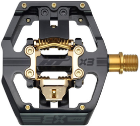 Pedale HT-X3 CNC Titanium / 413 (Paar) g / Stealth Black - Produktbild - 1