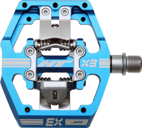 Pedale HT-X3 CNC Titanium / 413 (Paar) g / Stars & Stripes - Produktbild - 2