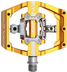 Pedale HT-X2 CNC Cromoly / 460 (Paar) g / gold - Produktbild - 1