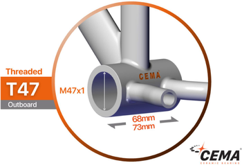 Innenlager T47 SRAM DUB / SG3 - Ceramic - COATED - Produktbild - 2