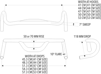 Lenker Top Shelf 10° Flare 41 cm 70 mm Rise, 10° Flare schwarz - Produktbild - 2