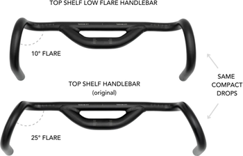 Lenker Top Shelf 10° Flare 41 cm 70 mm Rise, 10° Flare schwarz - Produktbild - 3