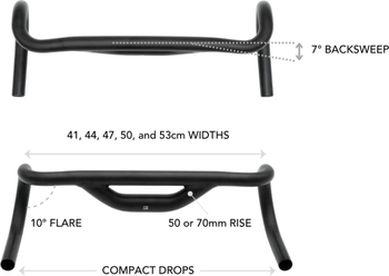 Lenker Top Shelf 10° Flare 41 cm 70 mm Rise, 10° Flare schwarz - Produktbild - 4