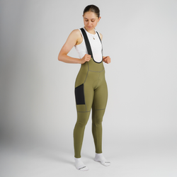 Womens PACR Thermo Bib Tights Trägerhose schwarz / S - Produktbild - 11
