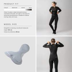 Womens PACR Wasserabweisende Bib Tights Trägerhose S - Produktbild - 8