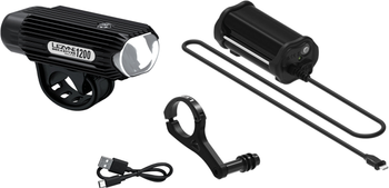 Lezyne Deca StVZO 1200 Loaded Kit, weißes Licht schwarz, Y18 - Produktbild - 1