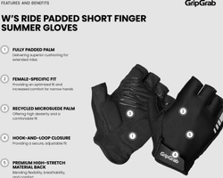 gripgrab-womens-ride-rc-max-gepolsterte-kurzfinger-sommer-handschuhe-5-21444139.jpg Womens Ride RC Max Gepolsterte Kurzfinger Sommer Handschuhe schwarz / S - Produktbild - 6