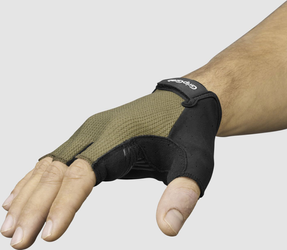 EXPLR RC MAX Gepolsterte Kurzfinger Sommer Handschuhe weiß / L - Produktbild - 15