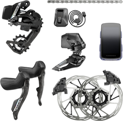 SRAM Kit Force AXS Hammerhead 2-fach, ohne Kurbel, hydr., 36T Schaltwerk inkl. 160 mm Disc, Flatmount - Produktbild - 1