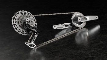 SRAM Eagle Transmission AXS Schaltgruppe 1987 Collection, limitierte Auflage, 12-fach, kabellos, 170 mm, Silber - Produktbild - 1 SRAM Eagle Transmission AXS Schaltgruppe 1987 Collection, limitierte Auflage, 12-fach, kabellos, 170 mm, Silber - Produktbild - 1