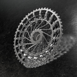 SRAM Eagle Transmission AXS Schaltgruppe 1987 Collection, limitierte Auflage, 12-fach, kabellos, 170 mm, Silber - Produktbild - 7