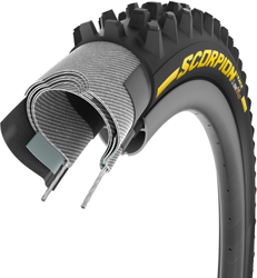 Pirelli Reifen Scorpion Race DH MUD 29 x 2.4, DualWALL+, 60 TPI SmartEVO DH, Yellow label, TLR - Produktbild - 5