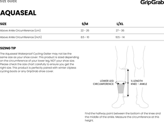 AquaSeal Wasserdichte Radsport Überschuhabdichtungen XXL-XXXL - Produktbild - 6