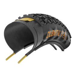 60-622 Dubnital Race Grip, TL-Ready, Falt, schwarz / schwarz skin, E-25, Continental, 0102039 - Produktbild - 2