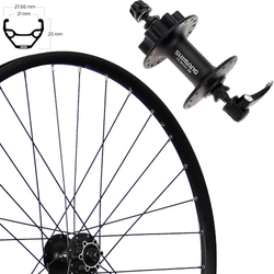 162205-38152-21445984.jpg Vorderrad 28", Disk 6-Loch, schwarz, SE, TAURUS 21, Aluminium, FH-QB400, Schnellspanner, Roland, 813487 - Produktbild - 1