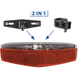Akku-Rücklicht HELIOS USB, M-WAVE, schwarz, universell einsetzbar, Messingschlager, 466950 - Produktbild - 1 Akku-Rücklicht HELIOS USB, M-WAVE, schwarz, universell einsetzbar, Messingschlager, 466950 - Produktbild - 1