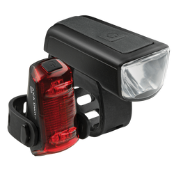 Akku-Beleuchtungsset DWN 50 / DWN REAR SIGNAL, AXA, schwarz, 50 lx, Axa, 93959295KB - Produktbild - 1