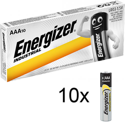 Batterie Micro (AAA) LR03, ENERGIZER INDUSTRIAL / 10 Stück, Voltronic GmbH, 139210 - Produktbild - 1