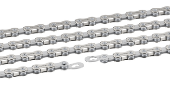 Kette 12sE 12-fach, 138 Glieder, Connex, Kettenschloss, 1/2"x11/128", silber, Connex, 2321-12SE-1380 - Produktbild - 1