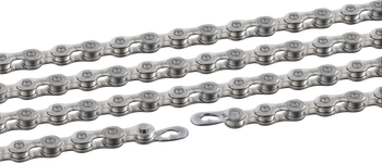 Kette 12sW 12-fach, 118 Glieder, Connex, Kettenschloss, 1/2"x11/128", silber, Connex, 2321-12SW-1180 - Produktbild - 1
