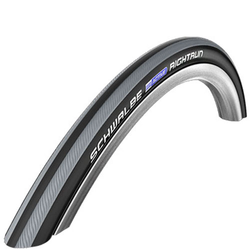 25-501 Rightrun K-Guard Rollstuhl, Draht, 22x1.00" B.S., schwarz/graue Streifen, Schwalbe, 11277387.01 - Produktbild - 1
