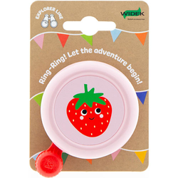 Kinderglocke Explorer Happy Strawberry, Widek, Ø=64mm, rosa-rot, Widek, 005463 - Produktbild - 1