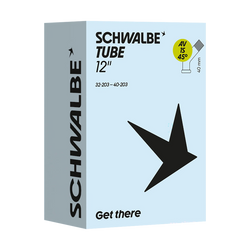 Schwalbe Nr. 1S Fahrradschlauch 12 Zoll für Laufräder und Kinderräder, Autoventil 45° abgewinkelt - Produktbild - 1