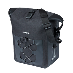 Seitentasche NAVIGATOR WATERPROOF M 12-15 L, Basil, MIK Hooks, schwarz, Basil, 18269 - Produktbild - 1