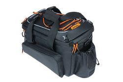 217-92-43882-8715019183065-1-21446446-21446446.png Gepäckträgertasche MILES TARPAULIN XL PRO MIK 2.0, Basil, schwarz/orange, inkl. MIK 2.0-Adapterplatte, Basil, 18306 - Produktbild - 1
