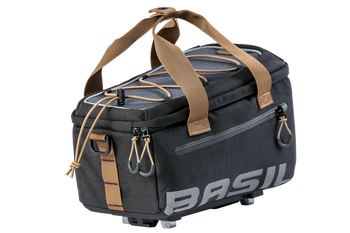 Gepäckträgertasche MILES MIK 2.0 7 Liter, Basil, schwarz/braun, inkl. MIK 2.0-Adapterplatte, Basil, 18310 - Produktbild - 1