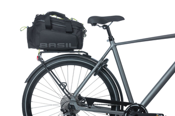 Gepäckträgertasche MILES XL PRO MIK 2.0 36 Liter, Basil, schwarz/lime, inkl. MIK 2.0-Adapterplatte, Basil, 18311 - Produktbild - 2